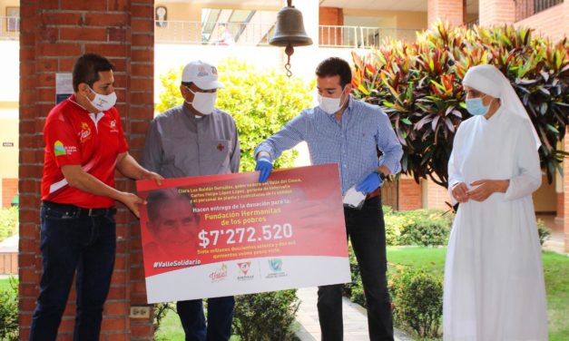 Indervalle hizo entrega de donaciones a fundaciones de niños y adultos mayores en Cali