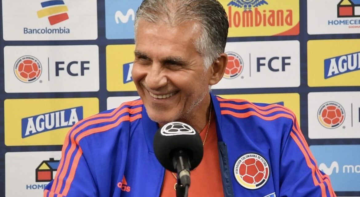 Carlos Queiroz entregó la lista de la Selección Colombia para el inicio del camino a Catar 2022