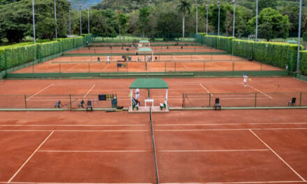 Las canchas de tenis del Club Campestre de Cali, a punto para los Juegos Panamericanos Junior