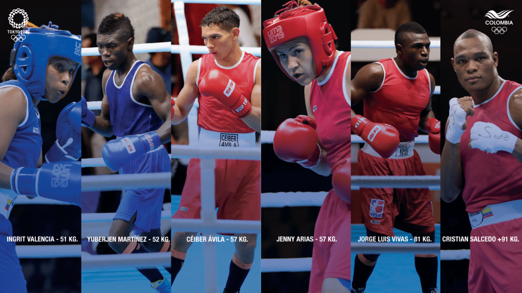 En boxeo, seis cupos oficiales de Colombia para los Juegos Olímpicos de Tokio
