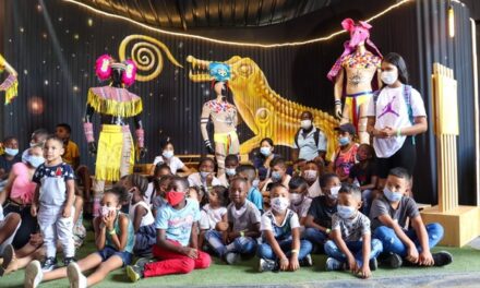 500 niños de ‘Recreapaz’ se contagiaron del delirio del ‘Paseo de La Aurora’