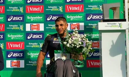 Francisco Sanclemente logró podio en la Maratón de París