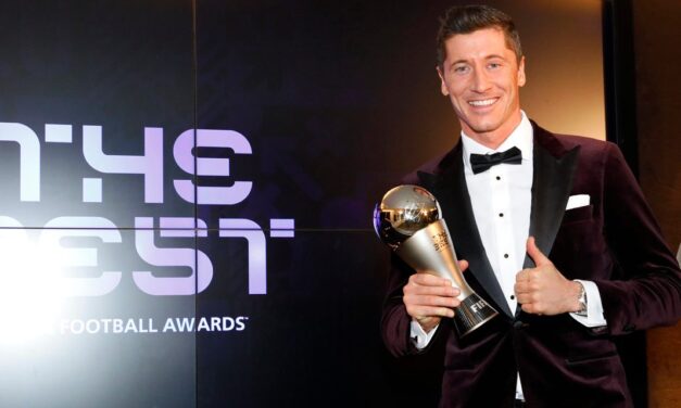 Robert Lewandowski ganó el premio The Best 2021 de la FIFA