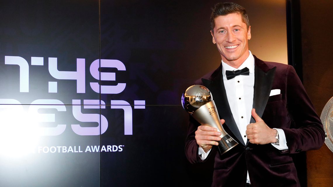 Robert Lewandowski ganó el premio The Best 2021 de la FIFA