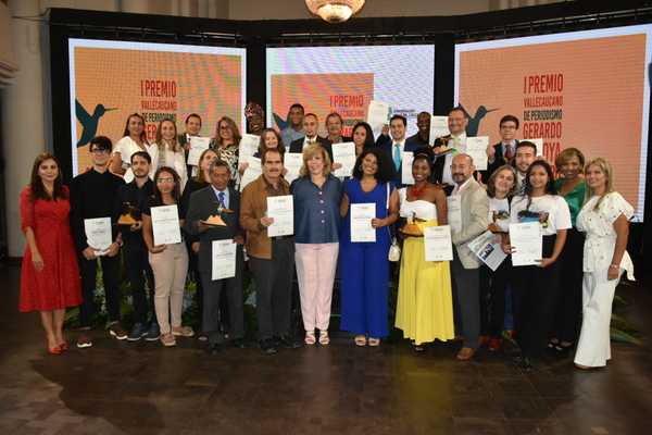 Ganadores del I Premio Vallecaucano de Periodismo ‘Gerardo Bedoya Borrero’