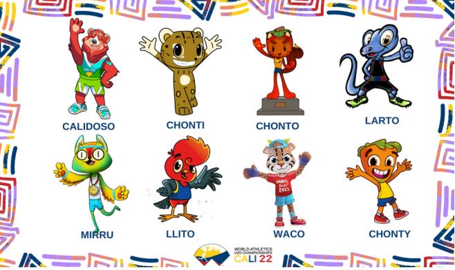 Definidos los finalistas para elegir la mascota del Mundial de Atletismo sub-20
