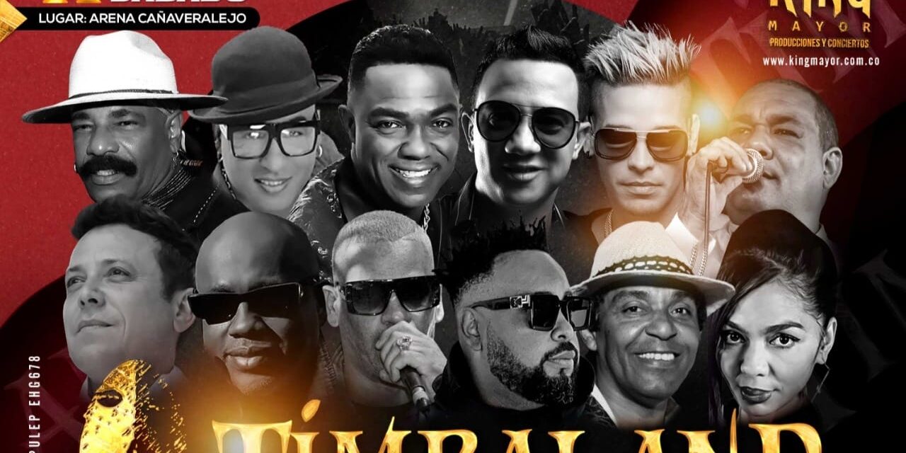 Timbaland, el concierto de  timba más grande del planeta llega a Cali