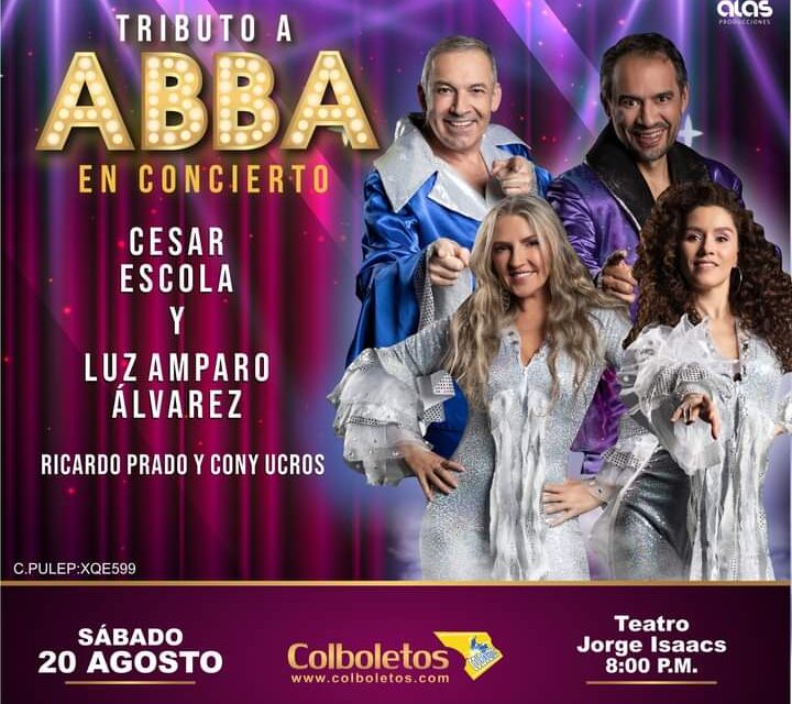 Gran tributo al Grupo ABBA en concierto en Cali