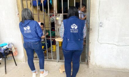 Defensoría verifica situación de derechos humanos en centros transitorios de Mocoa