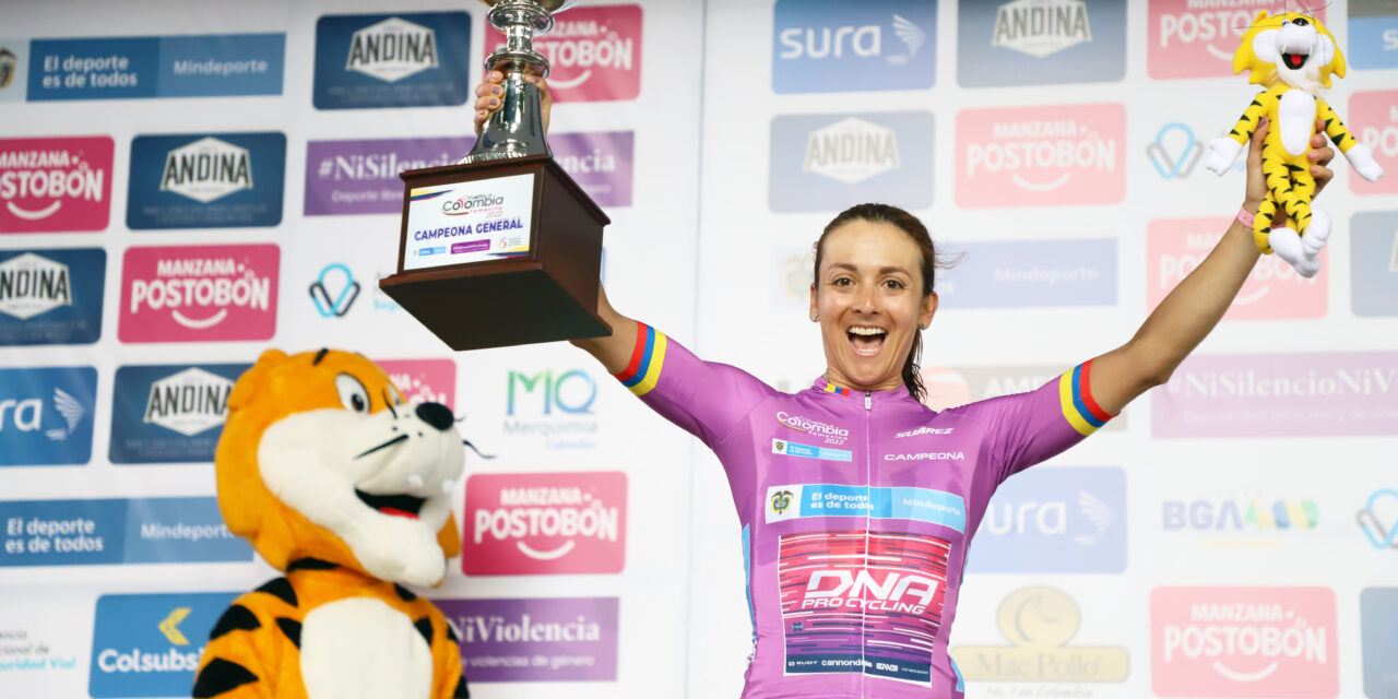 Diana Peñuela, indiscutible campeona de la Vuelta a Colombia Femenina
