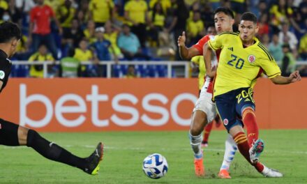 Con el empuje de los caleños, Colombia igualó con Paraguay en el Suramericano Sub 20