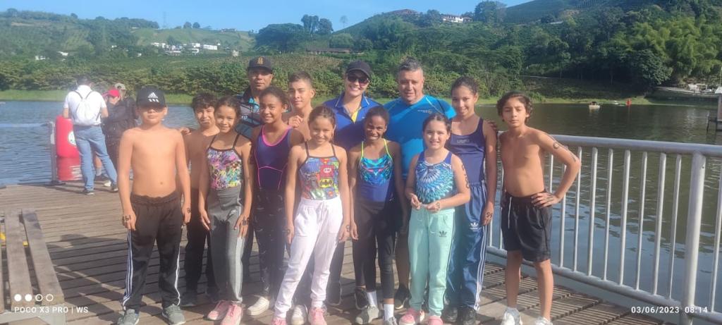 Nadadores del Club CRP brillaron en Nacional Interclubes de Aguas Abiertas