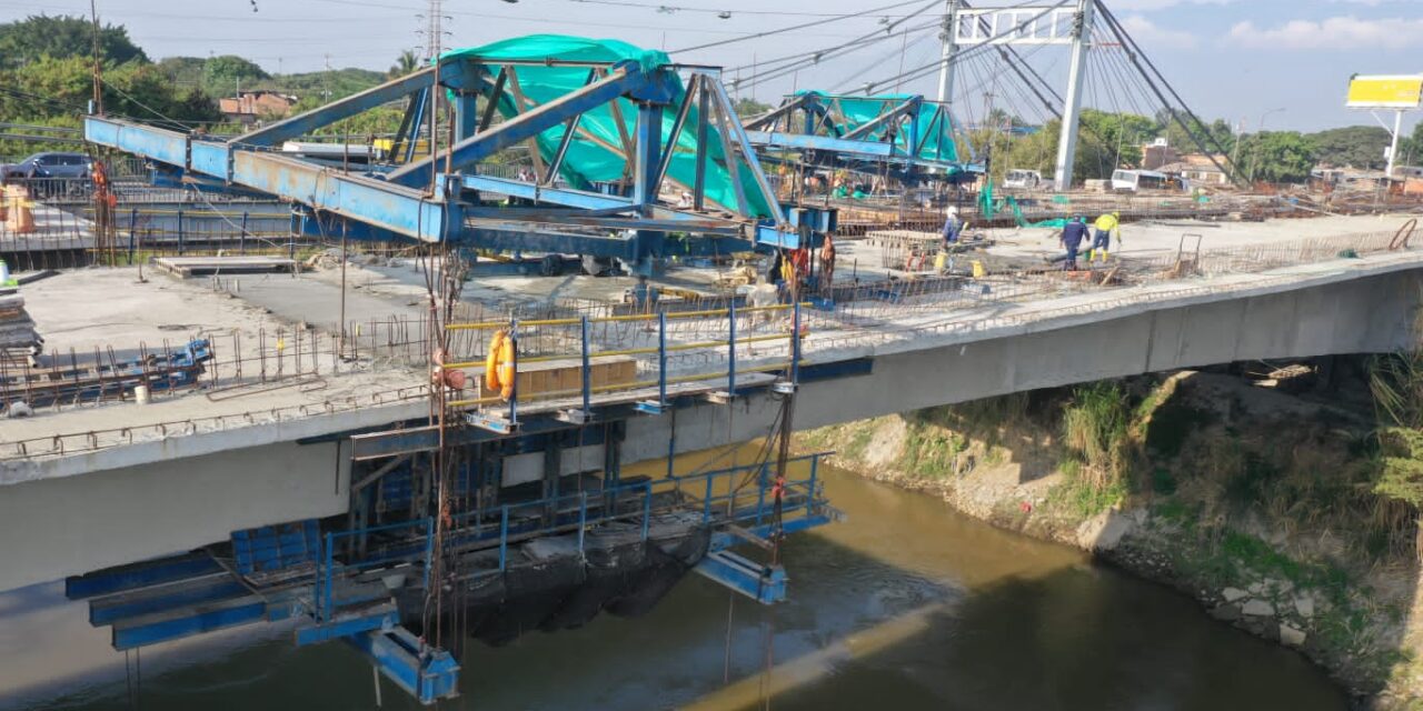 Ya está lista la calzada norte del nuevo puente de Juanchito