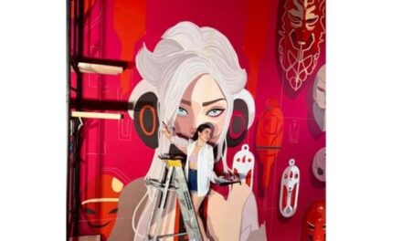 La muralista Nathaly Cajigas le dará color y vida al Teatro Estudio de Telepacífico