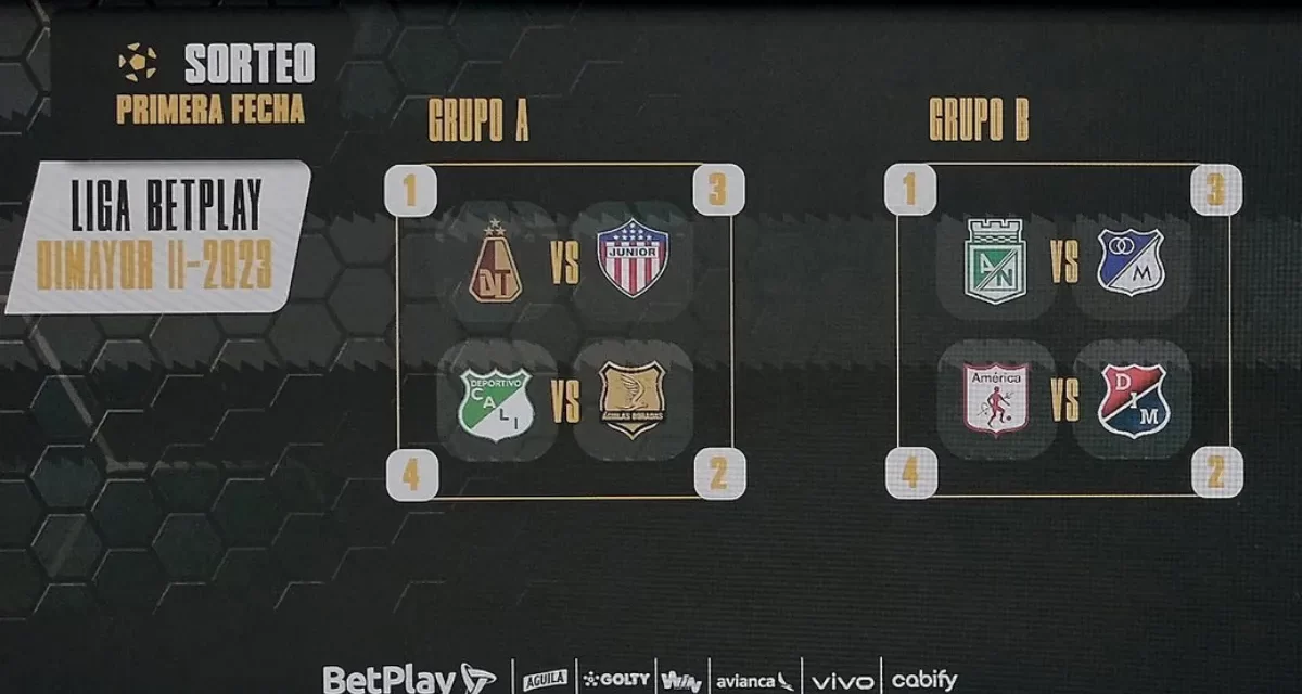 Definidos los grupos de los cuadrangulares semifinales de la Liga BetPlay 2023