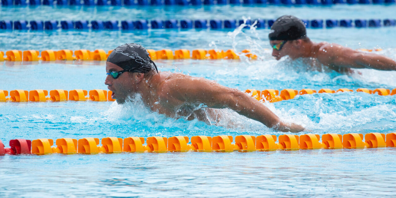 Se abrió el telón de la natación carreras en los Juegos Nacionales