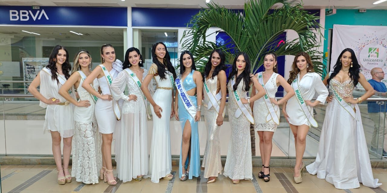 Palmira recibe a las candidatas del Reinado Nacional de la Agricultura