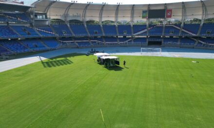 El estadio Pascual Guerrero de Cali ya tiene su gramilla híbrida