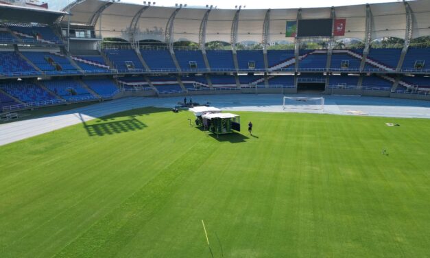 El estadio Pascual Guerrero de Cali ya tiene su gramilla híbrida