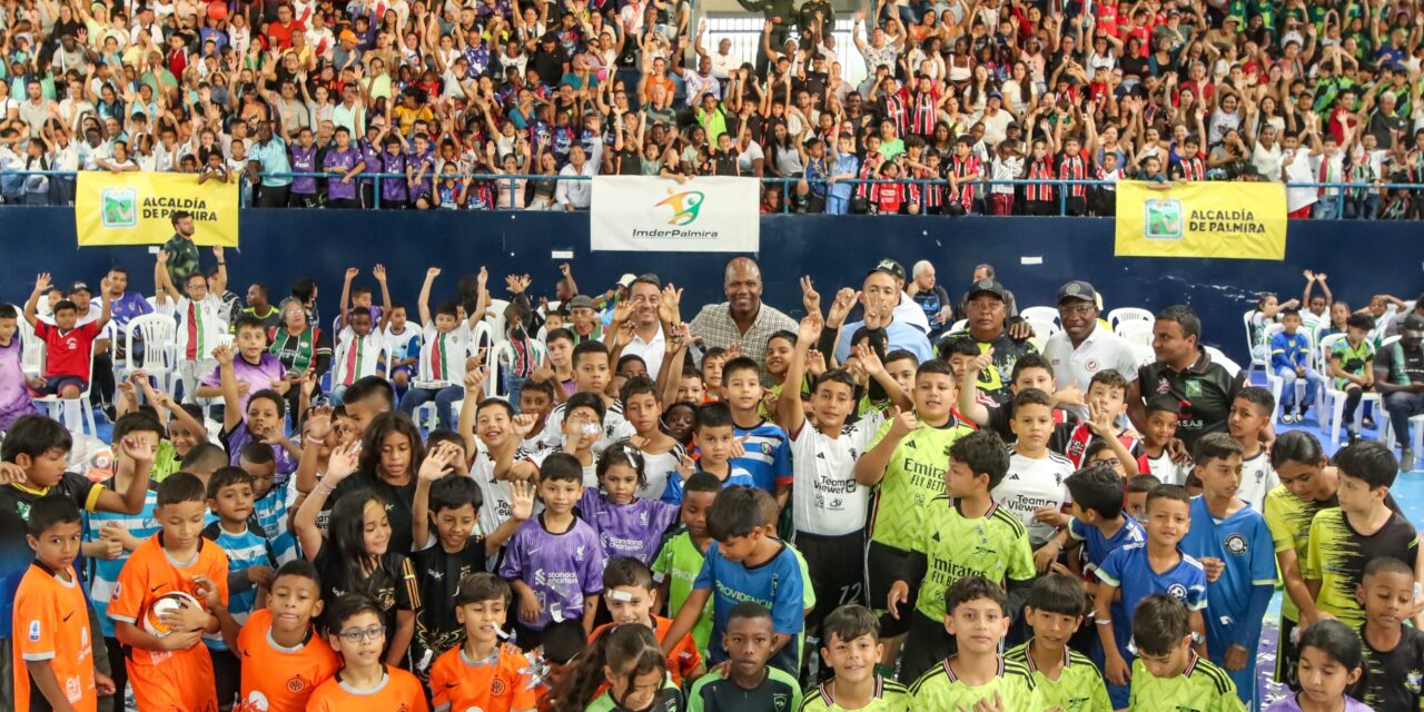 Palmira da inicio a la Champions Kids, con la participación de 3000 niños