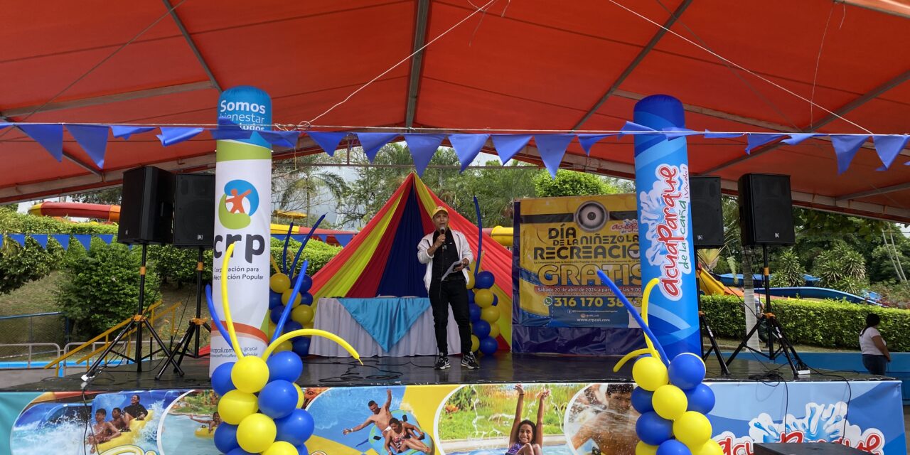 Día de la Niñez y la Recreación en el Acuaparque de la Caña