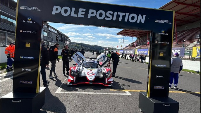 Óscar Tunjo brilló en el circuito de Spa-Francorchamps