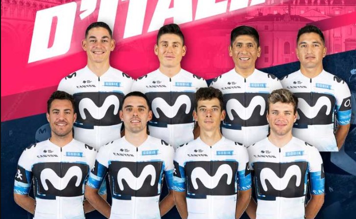 Movistar Team anuncia su alineación para el Giro de Italia
