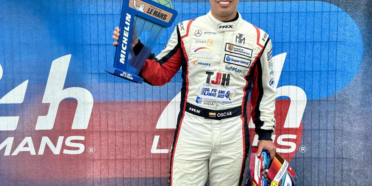 Óscar Tunjo sube al podio en el mítico circuito de Le Mans