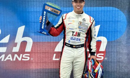 Óscar Tunjo sube al podio en el mítico circuito de Le Mans