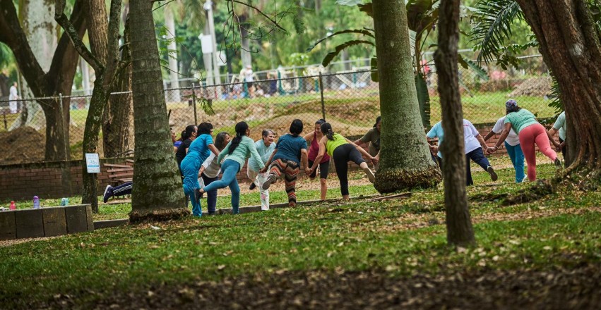 Celebración del Día Internacional del Yoga en Palmira