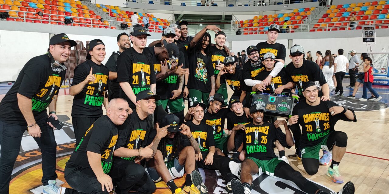 Paisas, campeones del baloncesto colombiano