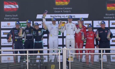 Óscar Tunjo consigue la victoria en el circuito callejero de Norisring