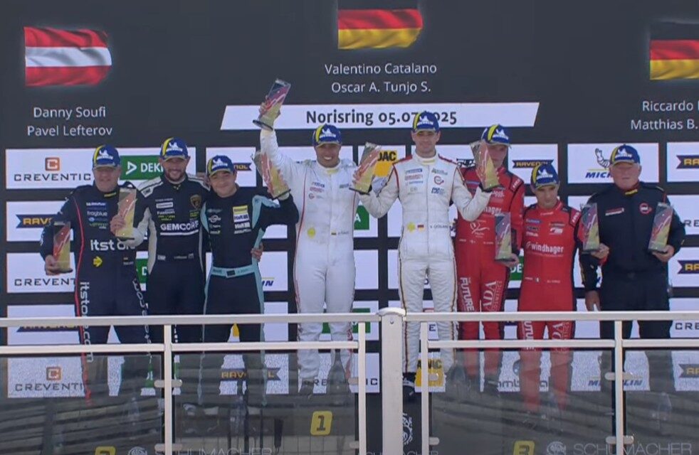 Óscar Tunjo consigue la victoria en el circuito callejero de Norisring