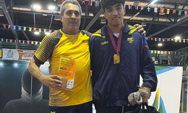 Esgrimista vallecaucano Isaac Camayo brilla en la isla de Guadalupe