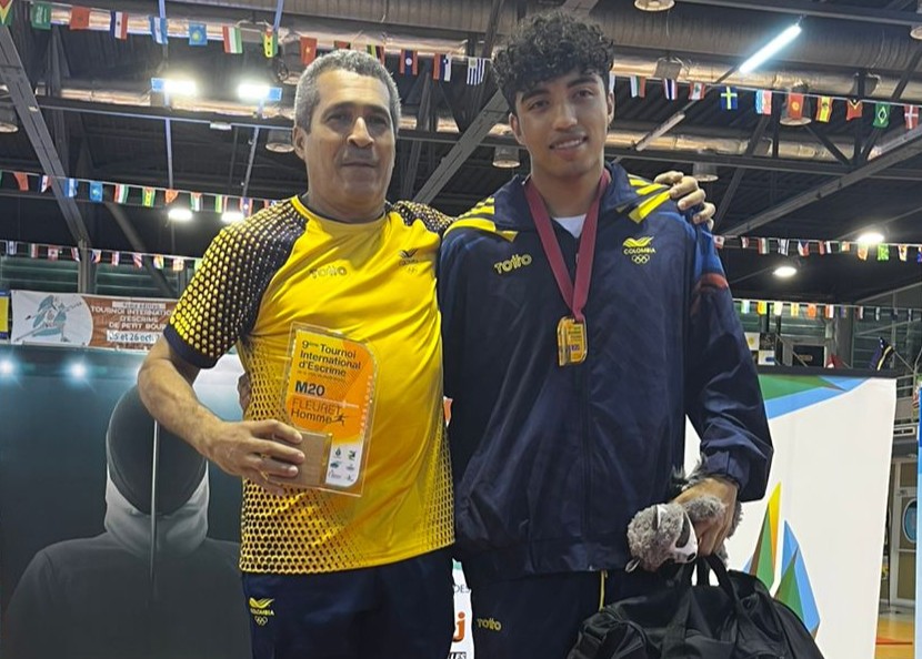 Esgrimista vallecaucano Isaac Camayo brilla en la isla de Guadalupe